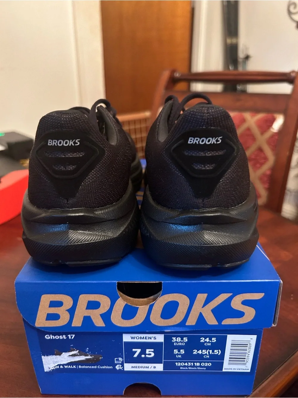 Brooks Ghost 17 Women's Running Shoes - Black